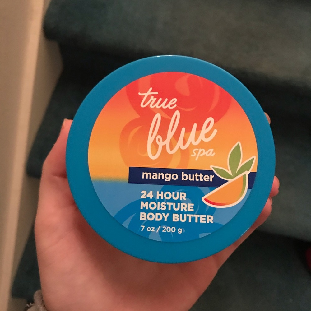 True blue spa mango body butter bath and body work
